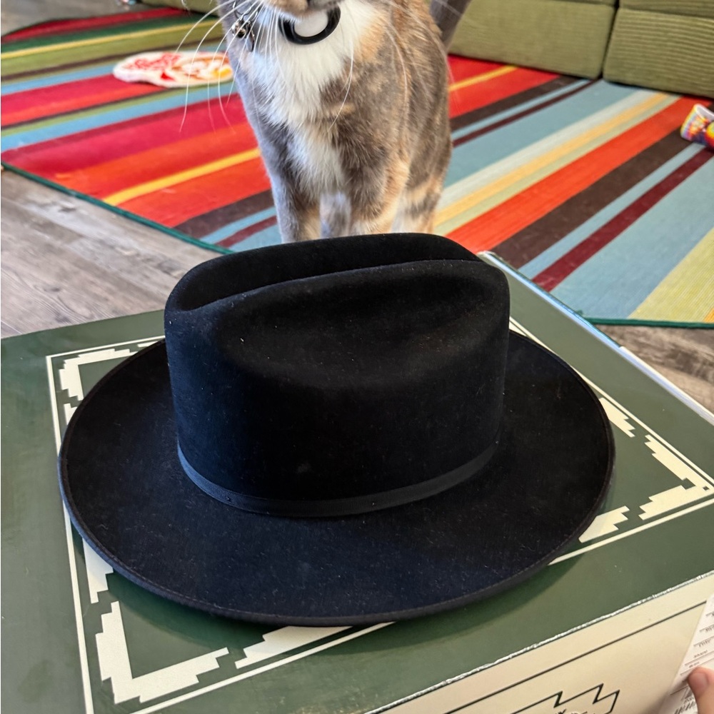 Stetson Black Open Road Hat 6x